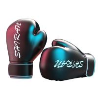 Men 39;s Boxing Gloves PU Leather Muay Thai Punching Bag MMA Kickboxing Pro Grade Sparring Training Fight Gloves for Men and Women