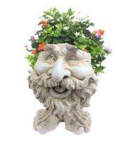 （HOT)Mugglys The Face Statue Planter ตลกมักเกิ้ลใบหน้าประติมากรรมหม้อการแสดงออกตลก