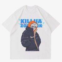 ย้อนยุคเสื้อยืด พิมพ์ลาย Killua ZOLDYCK HYPEBEAST | เสื้อยืด ลายการ์ตูนอนิเมะ Hunter X Hunter | Killua เสื้อผ้า | เสื้อย