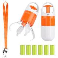 1Set Portable Dog Pooper with 90 Bags 2-In-1 Dog Pooper for Medium and Small , Flexible 4 Claws