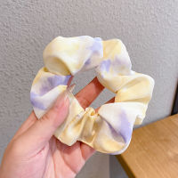 Scrunchies เชือกรัดผมน่ารักยางรัดผม W97