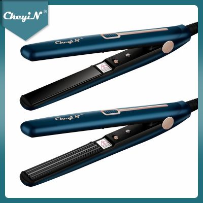 【CC】 CkeyiN Hair Curler Corrugated Flat Iron Curling Irons Curly Tongs Waver Crimpers