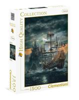 จิ๊กซอว์ Clementoni - The Pirate Ship  1500 piece  (ของแท้  มีสินค้าพร้อมส่ง)