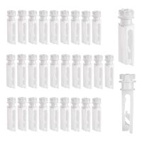 30Pcs Vertical Blind Stem Replacement White Stems for Vertical Window Blind Vertical Blind Carrier Stem