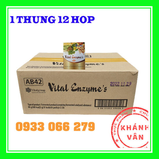 Hcmcombo 12 hộp vital enzyme thanh lọc cơ thể bổ sung enzyme tự nhiên - ảnh sản phẩm 1