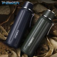 ﹍ 20pr3412 Feijian 600ml de parede dupla garrafa água isolada garrafas esportes viagem ar livre aço inoxidável térmica para o chá copo