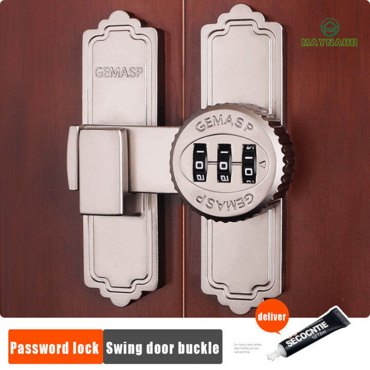 Keyless Door Lock Password Lock Mechanism Combination Rotary