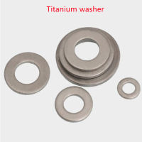 2-10pcs Pure Titanium TA2 Flat Washer ปะเก็นธรรมดาสำหรับ M3 M4 M5 M6 M8 M10 Screw Bolt-Zkeir