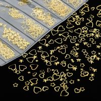 【YF】 Misture Glitter Metal Frame para Art UV Resina Epóxi Moldes Jóias Materiais de Enchimento Artesanato DIY Gold Nails Acessórios