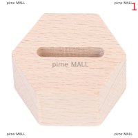 pime MALL ไม้ยืนโชว์แหวนหกเหลี่ยมชั้นเก็บแหวนคู่ถาดใส่เครื่องประดับ