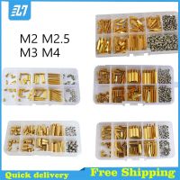 Brass Hex Standoff Female To Female Hexagonal PCB Motherboard Spacer Pillars Bolt Screw Nut Assortment Kit Set M2 M2.5 M3 M4 Fasteners