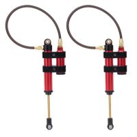 RC Shock Absorber, 2 Pieces Metal RC RC Damper with Spring Compatible with SCX10 D90 TRX4 1/10 RC Car