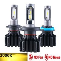 yellow LED h7 h11 led fog H8 H16 H27 880 881 HB4 H1 H3 9005 9006 HB3 Auto Car Headlight Bulbs 50W 6500K 3000K led fog light