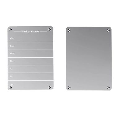 Magnetic Acrylic Board for the Refrigerator Daily Weekly Monthly Planner Marker Board Dry Erase Calendar Memo Board