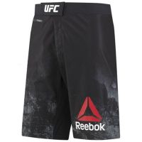 □☌Reebok UFC กางเกงกีฬาออกกำลังกายร่วมต่อสู้กลางคืนกางเกงขาสั้น Mma ต่อสู้ Celana Training มวย