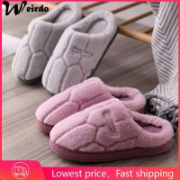 Women Fluffy Slippers Autumn Winter Warm Plush Slippers Couples House Non-Slip Soft Slides Men Comfort Flat Home Indoor Bedroom