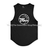 ☫✌ↂ [ETE High Quality] Ready Stock [Free Shipping] Sports Vest Men Waistcoat Loose Large Size Harden 76 People American Jersey Sleeveless Top Basketball Printed Training Suit