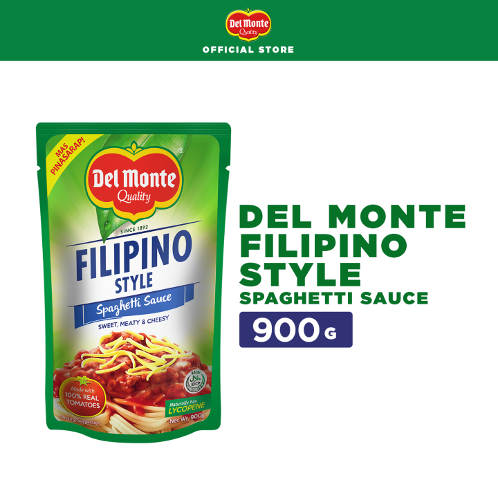 DEL MONTE Filipino Style Spaghetti Sauce the No. 1 Spaghetti Sauce in