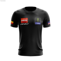 Eneos Yamaha Monster New Summer Bendera Dan Negeri Printed T-shirt fashion versatile t-shirt