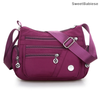 ✨[Sweet] 6สีกระเป๋าไนลอนกันน้ำแฟชั่นผู้หญิงกระเป๋าสะพายเดียว Crossbody BAG