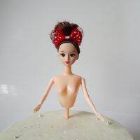 1PC Half Length Chaffy Dish Decorative Doll 19cm Naked Doll Cake Decorative Mold Element Half-body Doll Accessories