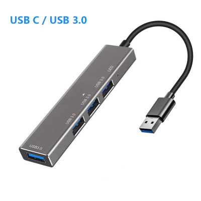 High Speed USB HUB 3.0 USB C 3.1 4 Ports Multi Splitter Adapter For Macbook Air M1 Pro Xiaomi Laptop Accessories adaptador USB Hubs