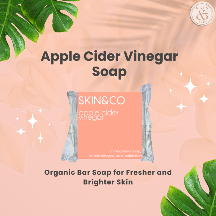 Skin&Co Apple Cider Vinegar Soap ACV Soap, AntiBacterial, Anti
