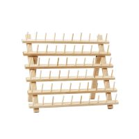 【CC】 Sturdy Standing Thread Holder 60-Spool Sewing Rack Embroidery Organizer Storage for