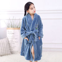 New Arrival Kids Girls Robes Super Soft Flannel Sleepwear for Teenage Children Comfortable Skin Nightgowns Cartoon Pajamas Baby