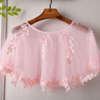 Bolero Wedding Cape สำหรับเจ้าสาว Elegant Floral Wrap เจ้าสาว Cape Shawl Vintage Prom Capelet