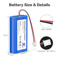 ใหม่คุณภาพสูง melasta 7.2V7.4V 2500mAh ไอออนแบบชาร์จไฟได้2S1P 18650ของเล่น RC ระบบเตือนภัย