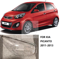 1คู่สำหรับ KIA PICANTO 2011 2012 2013ไฟหน้ารถยนต์เลนส์ไฟหน้ารถยนต์