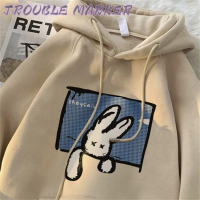 TroubleMaker เสื้อฮู้ด เสื้อแขนยาวอบอุ่น หลวมและสบาย ทันสมัย ทันสมัย สไตล์ เท่ WWY23914XV 38Z230918