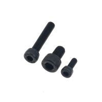 100pcs M3x8 mm M3x8 mm flat head countersunk head black grade 8.8 Carbon Steel Hex Socket Head Cap Screw