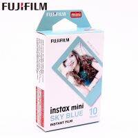 ✜ஐ┇ Original Fuji Fujifilm 10 sheets Instax Mini Sky Blue Instant Film photo paper for Instax Mini mini 8 7s 25 50s 90 9 Camera