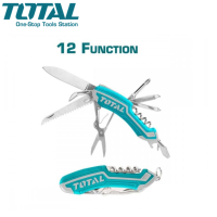 TOTAL มีดพกอเนกประสงค์ 12 in 1 รุ่น THMFK0126 ( Multi-function Knife ) มีดพก มีดอเนกประสงค์Swiss Knife มีดสารพัดประโยชน์