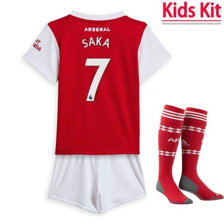 2022-2023-arsenal-home-kids-kit-football-shirt-children-top-and-shorts-set-jersey-with-epl-patch-socks