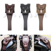 PU Leather Motorcycle Oil Fuel Tank Cover Panel Bag Retro Fuel Oil Tank Bag for Honda CB650R CB 650R 2019 2020 2021