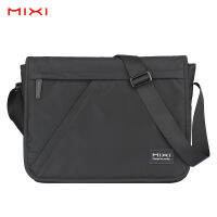 Mixi Fashion Men Crossbody Bag Messenger Casual Shoulder School Bags Black Blue Gray 12 14 Inch