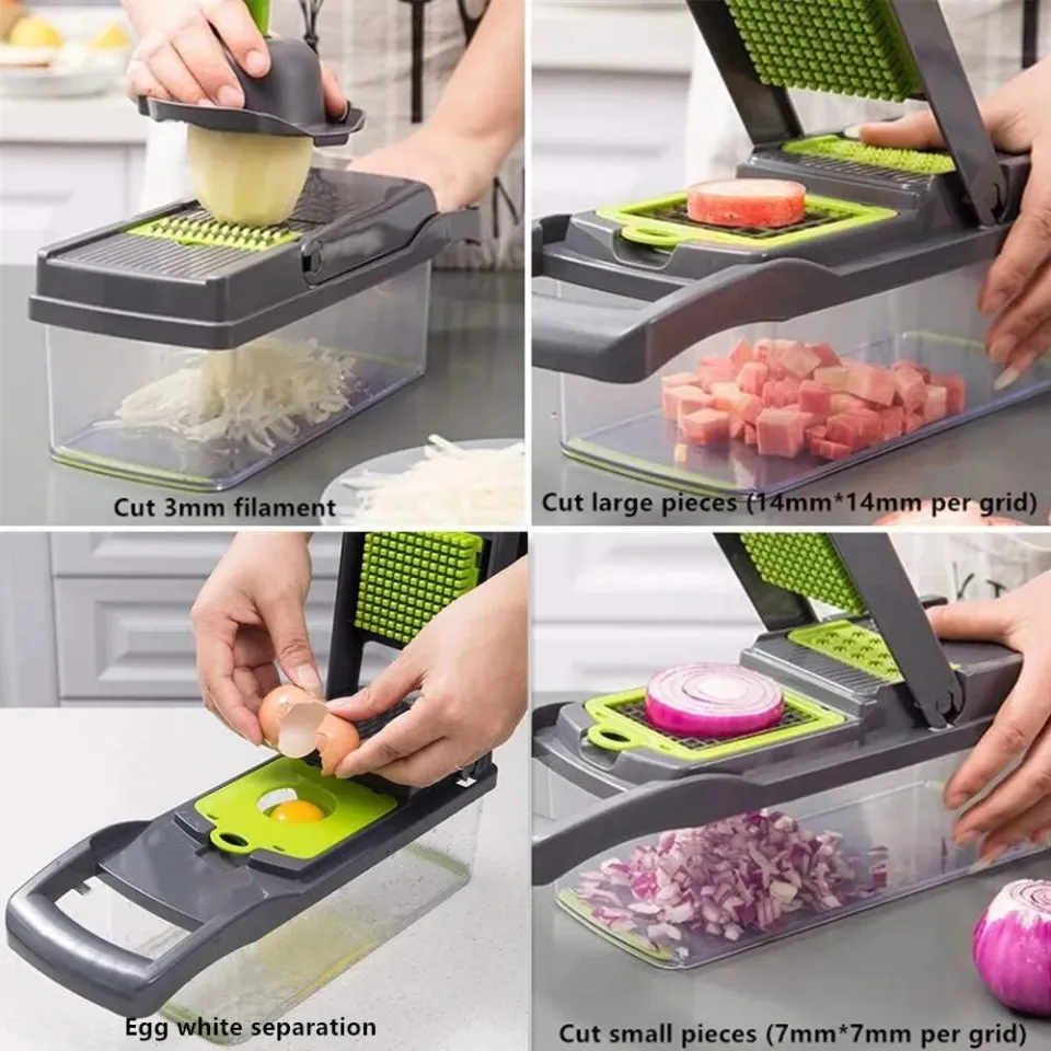 12 1 Vegetable Cutter, Tomato Cutter Grater