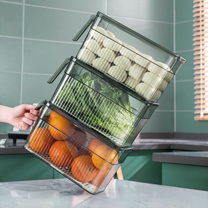 กล่องเก็บของในตู้เย็น-พร้อมที่จับ-เข้าถึงได้ง่าย-กล่องเก็บอาหารในตู้เย็น-กล่องเก็บเครื่องดื่ม-กล่องเก็บเครื่องดื่มในตู้เย็น