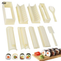 Multifunctional Sushis Tool Rice Ball Making Mold 5-In-1 Sushis10-Piece Set