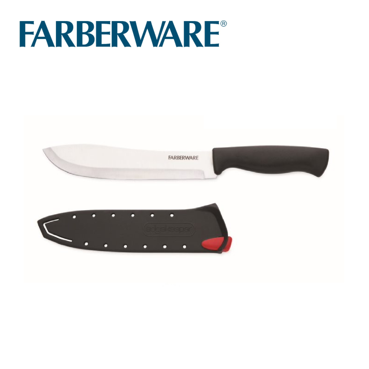 Farberware EdgeKeeper Butcher Knife, 7inch, Black Lazada PH
