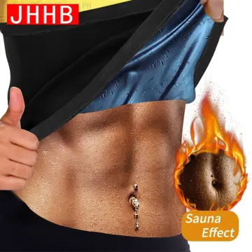 Men Waist Trainer Body Shaper Sweat Belt Tummy Control Band Fat