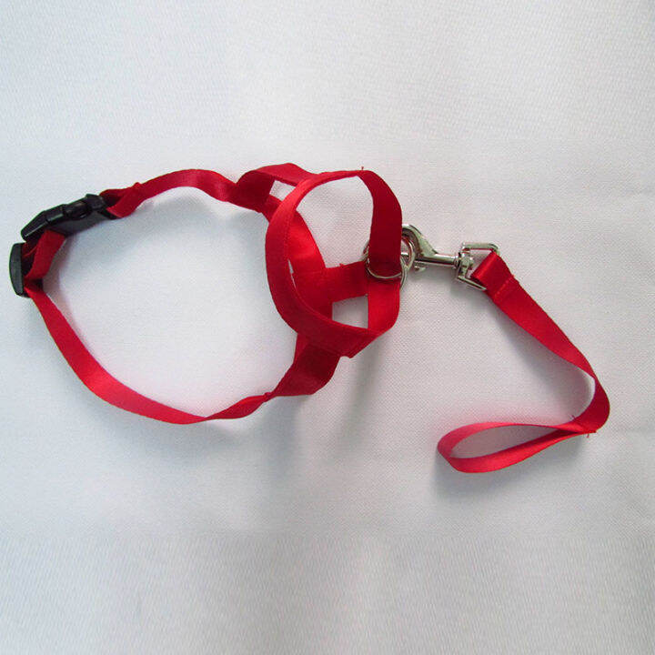 ไนลอนสุนัข-muzzle-ปรับ-anti-barking-anti-bite-harness-head-collar-muzzle-dog-halter-training-leash-leader-ปลอกคอคลาสสิก