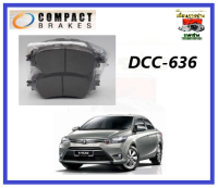 ?ผ้าเบรคหน้าสำหรับ TOYOTA VIOS วีออส 1.5 E ,J ปี 2013 - 2015.