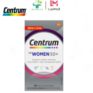 Viên Uống Vitamin Tổng Hợp Centrum For Women 50+ Cho Phụ Nữ Trên 50 Tuổi