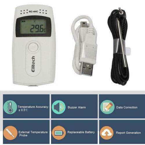 Elitech RC4HC Data Logger Humidity Temperature ORI RC4HC RC4HC