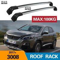 【YF】 SHITURUI 2Pcs Roof bars For PEUGEOT 3008 2016-2022  Aluminum Alloy Side Bars Cross Rails Rack Luggage Carrier