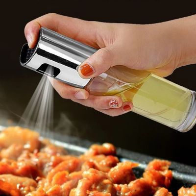 ❣﹉ Glass Olive Oil Spray Bottle BBQ Cooking Baking Oil Vinegar Spray Bottles Water Pump Gravy Boats Grill BBQ Sprayer Kitchen Tools